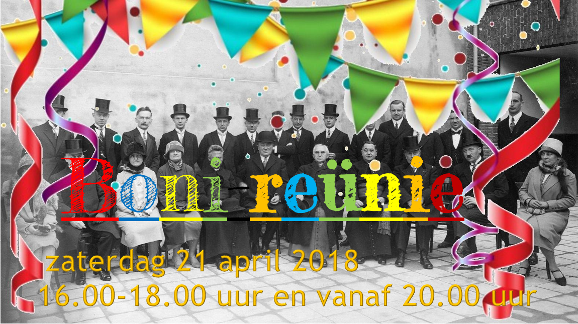 Boni-reünie op 21 april 2018
